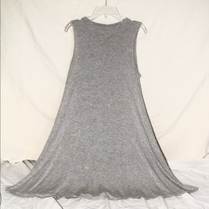 Light Grey Tank Top Dress